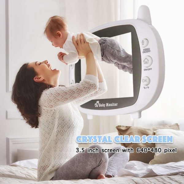 Máy Báo Khóc Baby Monitor Full HD 3,5inh – mbk05